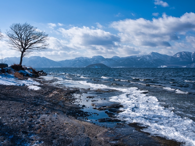 弟子屈町の屈斜路湖