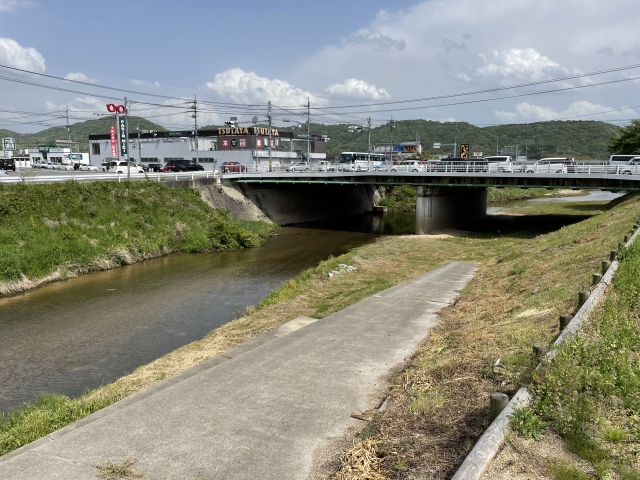 砂川市の街中の景色